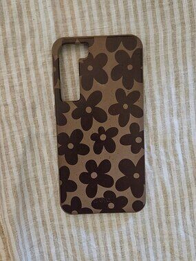 Like New Pela Chocolate Brown Earthy Blooms Samsung Galaxy S23+(Plus)